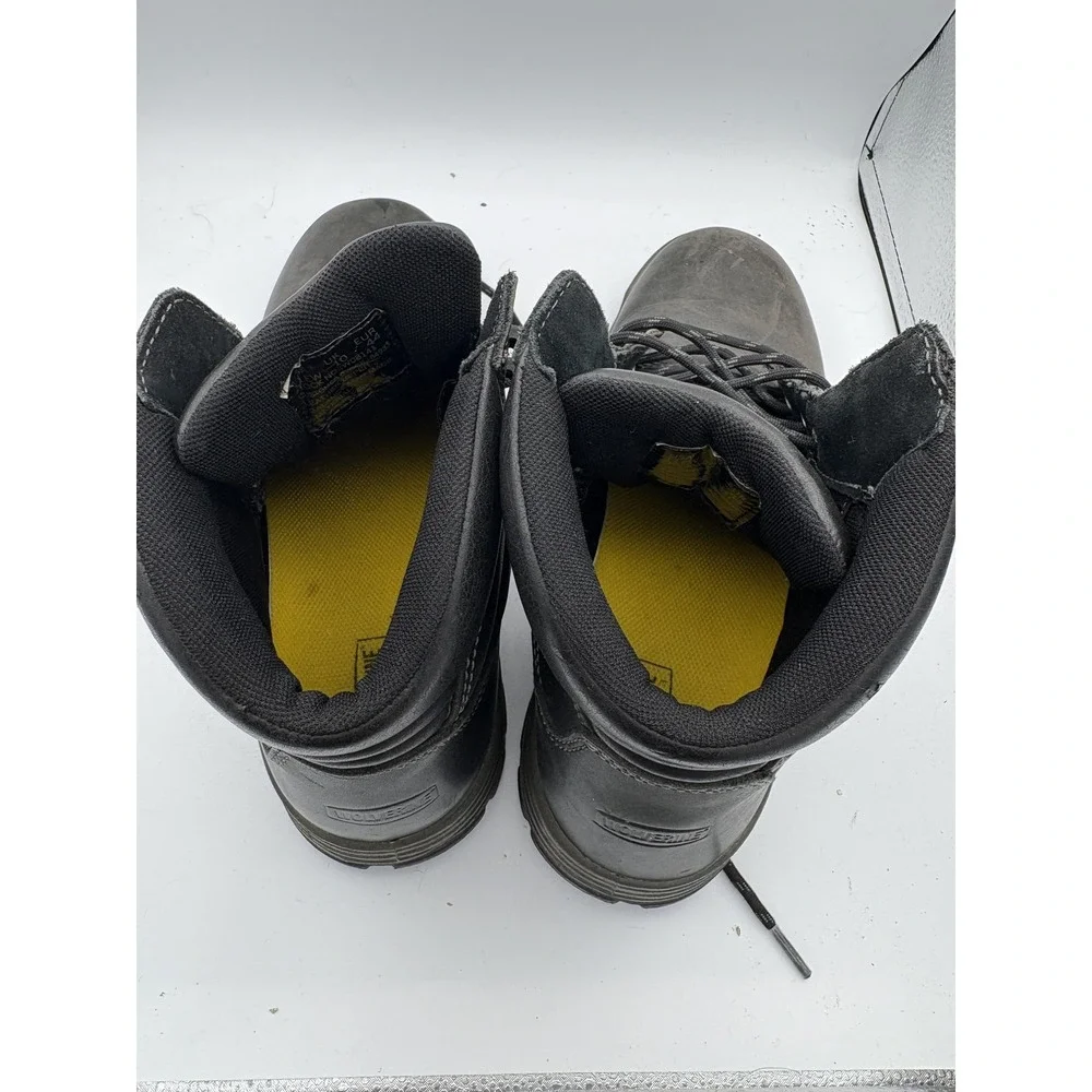 Wolverine Boots Mens Size 11EW Black Leather Combat Work Ankle Lace Up W08141